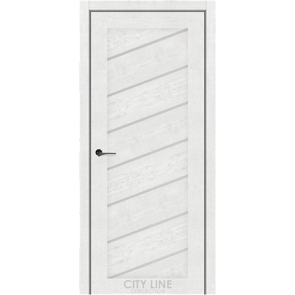 Межкомнатная дверь CITY LINE GRANDIN Рустик Авиньон Белый 