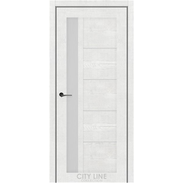 Межкомнатная дверь CITY LINE BRUNO Рустик Авиньон Белый 