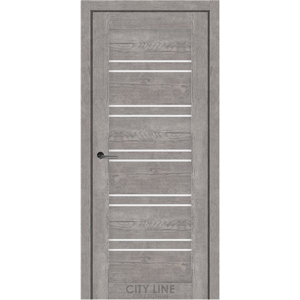 Міжкімнатні двері CITY LINE FOXTON Рустік Авіньйон Сірий 