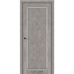 Міжкімнатні двері CITY LINE INDIGO Рустік Авіньйон Сірий 
