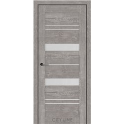 Міжкімнатні двері CITY LINE DELTA Рустік Авіньйон Сірий 