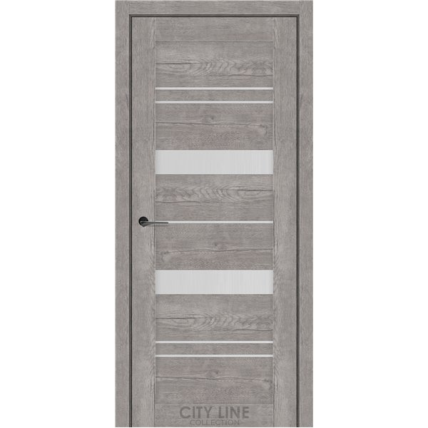 Міжкімнатні двері CITY LINE DELTA Рустік Авіньйон Сірий 
