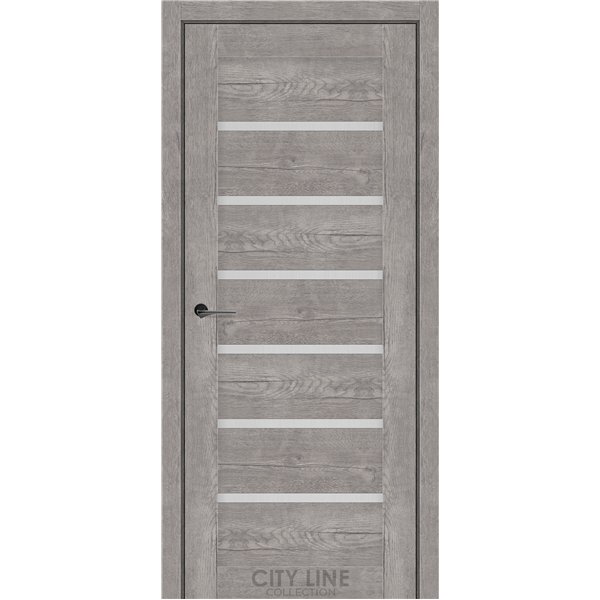 Міжкімнатні двері CITY LINE FORSAN Рустік Авіньйон Сірий 