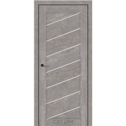 Межкомнатная дверь CITY LINE GRANDIN Рустик Авиньон Серый 