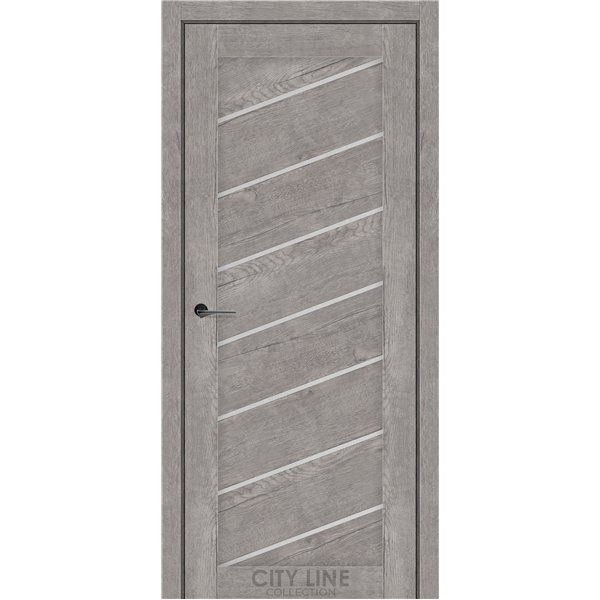 Міжкімнатні двері CITY LINE GRANDIN Рустік Авіньйон Сірий