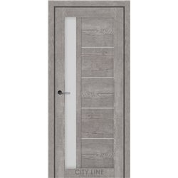 Межкомнатная дверь CITY LINE BRUNO Рустик Авиньон Серый 