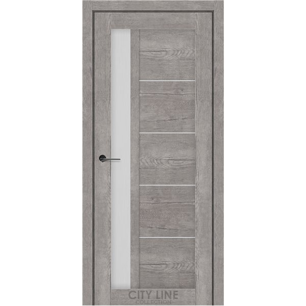 Межкомнатная дверь CITY LINE BRUNO Рустик Авиньон Серый 