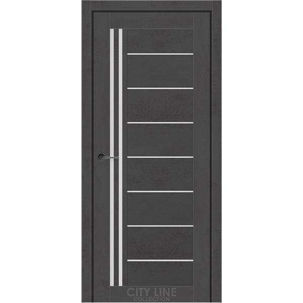 Межкомнатные двери CITY LINE COLORADO Хромикс Антрацит 