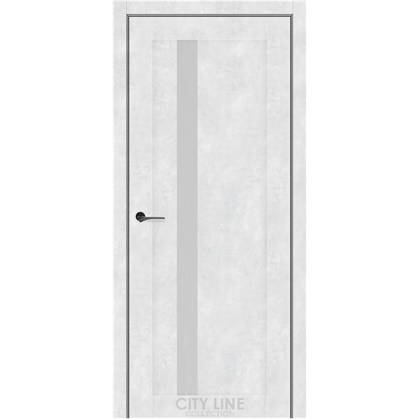 Міжкімнатні двері CITY LINE BLANKET Бетон Сніжний 