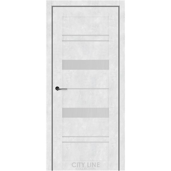 Міжкімнатні двері CITY LINE DELTA Бетон Сніжний 