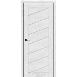 Межкомнатные двери CITY LINE GRANDIN Бетон Снежный 