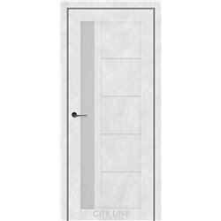 Межкомнатные двери CITY LINE BRUNO Бетон Снежный 