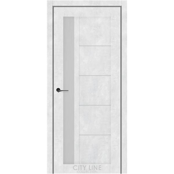 Межкомнатные двери CITY LINE BRUNO Бетон Снежный 