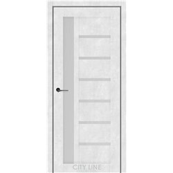 Межкомнатные двери CITY LINE KENNA Бетон Снежный 