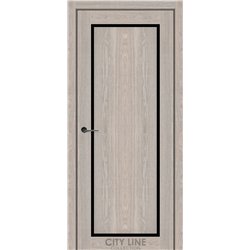Міжкімнатні двері CITY LINE INDIGO Астана Розвуд BLK