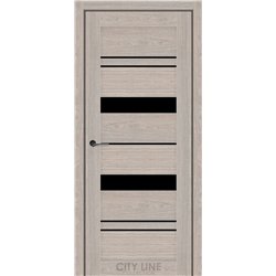 Міжкімнатні двері CITY LINE DELTA Астана Розвуд BLK