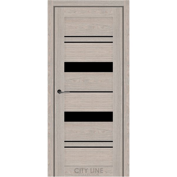 Міжкімнатні двері CITY LINE DELTA Астана Розвуд BLK