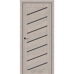 Межкомнатная дверь CITY LINE GRANDIN Астана Розвуд BLK