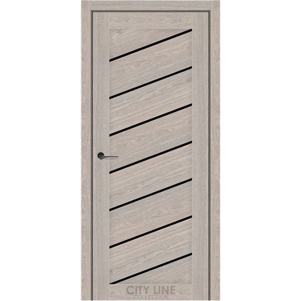 Межкомнатная дверь CITY LINE GRANDIN Астана Розвуд BLK