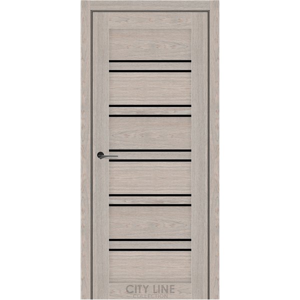 Міжкімнатні двері CITY LINE FOXTON Астана Розвуд BLK