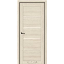 Міжкімнатні двері CITY LINE BELTON Атлантік Крем BLK
