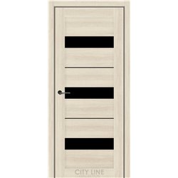 Міжкімнатні двері CITY LINE ARION Атлантік Крем BLK