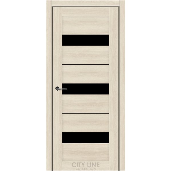 Міжкімнатні двері CITY LINE ARION Атлантік Крем BLK