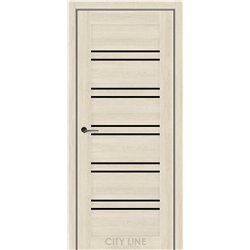 Міжкімнатні двері CITY LINE FOXTON Атлантік Крем BLK
