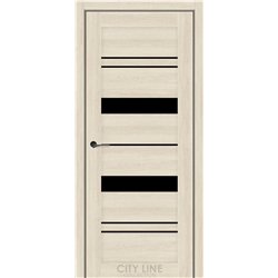 Міжкімнатні двері CITY LINE DELTA Атлантік Крем BLK