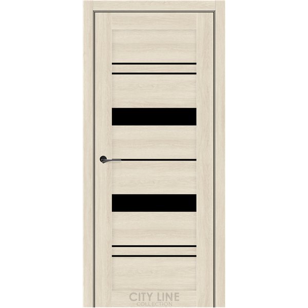 Міжкімнатні двері CITY LINE DELTA Атлантік Крем BLK