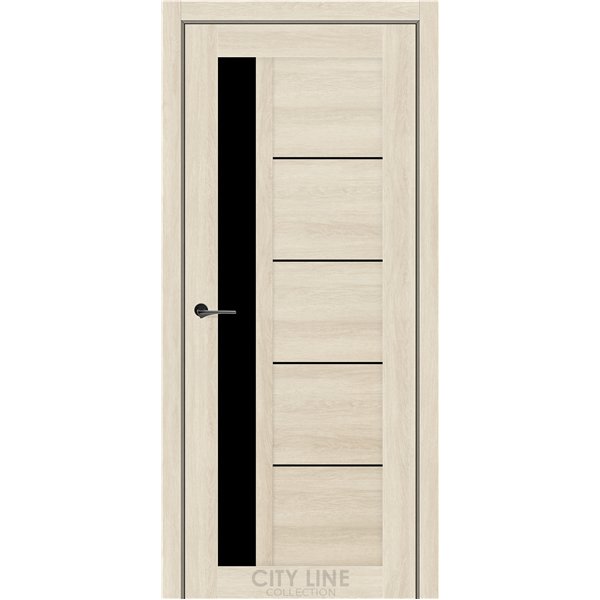 Межкомнатная дверь CITY LINE BRUNO Атлантик Крем BLK