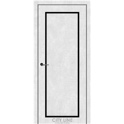 Міжкімнатні двері CITY LINE INDIGO Бетон Сніжний BLK