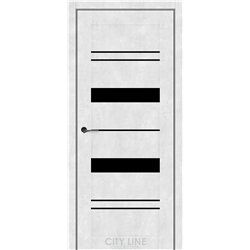 Міжкімнатні двері CITY LINE DELTA Бетон Сніжний BLK
