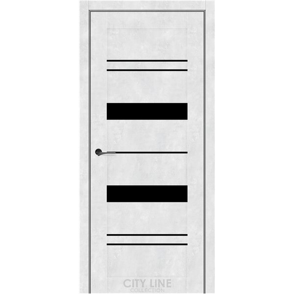 Міжкімнатні двері CITY LINE DELTA Бетон Сніжний BLK