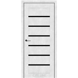 Міжкімнатні двері CITY LINE FORSAN Бетон Сніжний BLK