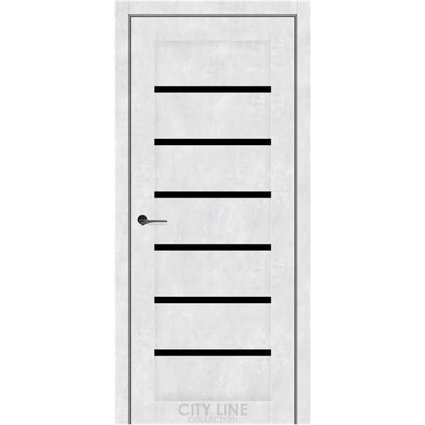 Міжкімнатні двері CITY LINE FORSAN Бетон Сніжний BLK