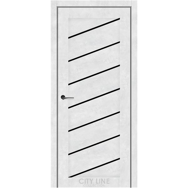 Межкомнатная дверь CITY LINE GRANDIN Бетон Снежный BLK