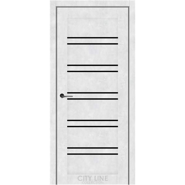 Міжкімнатні двері CITY LINE FOXTON Бетон Сніжний BLK