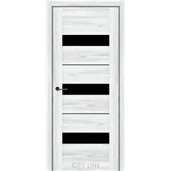 Міжкімнатні двері CITY LINE ARION Дуб Айс BLK