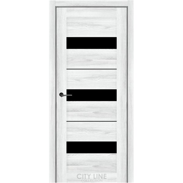 Міжкімнатні двері CITY LINE ARION Дуб Айс BLK