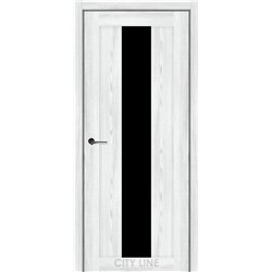 Міжкімнатні двері CITY LINE MORRISON Дуб Айс BLK