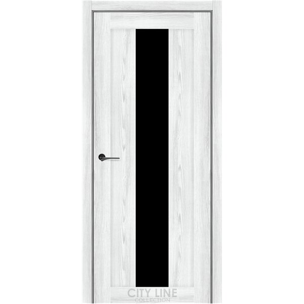 Міжкімнатні двері CITY LINE MORRISON Дуб Айс BLK
