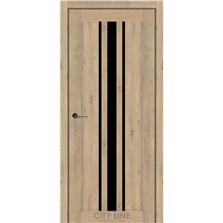 Міжкімнатні двері CITY LINE ARABELA Дуб Монако BLK