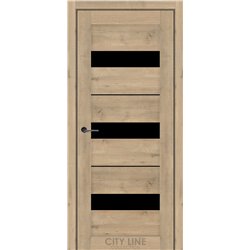 Міжкімнатні двері CITY LINE ARION Дуб Монако BLK 