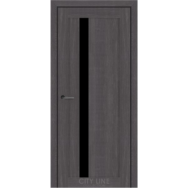 Міжкімнатні двері CITY LINE BLANKET Дуб Шато BLK