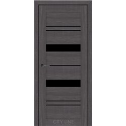 Міжкімнатні двері CITY LINE DELTA Дуб Шато BLK