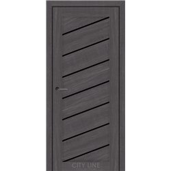 Межкомнатные двери CITY LINE GRANDIN Дуб Шато BLK