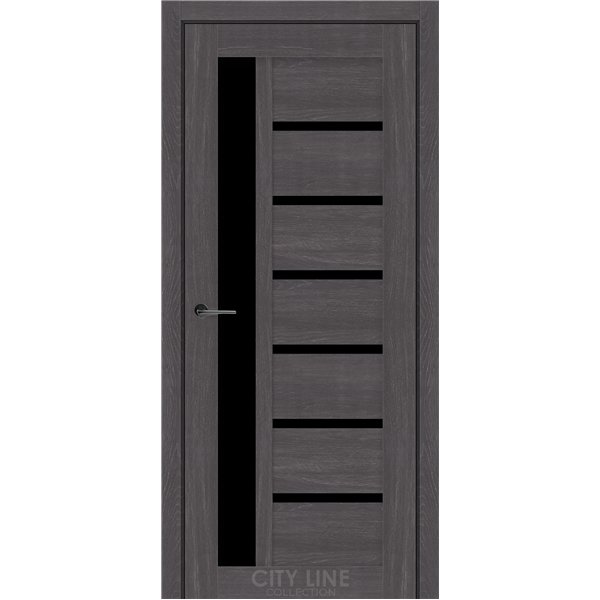 Межкомнатные двери CITY LINE KENNA Дуб Шато BLK