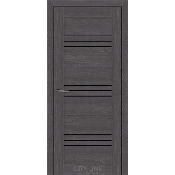 Міжкімнатні двері CITY LINE SANTO Дуб Шато BLK