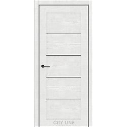 Міжкімнатні двері CITY LINE BELTON Рустік Авіньйон Білий BLK